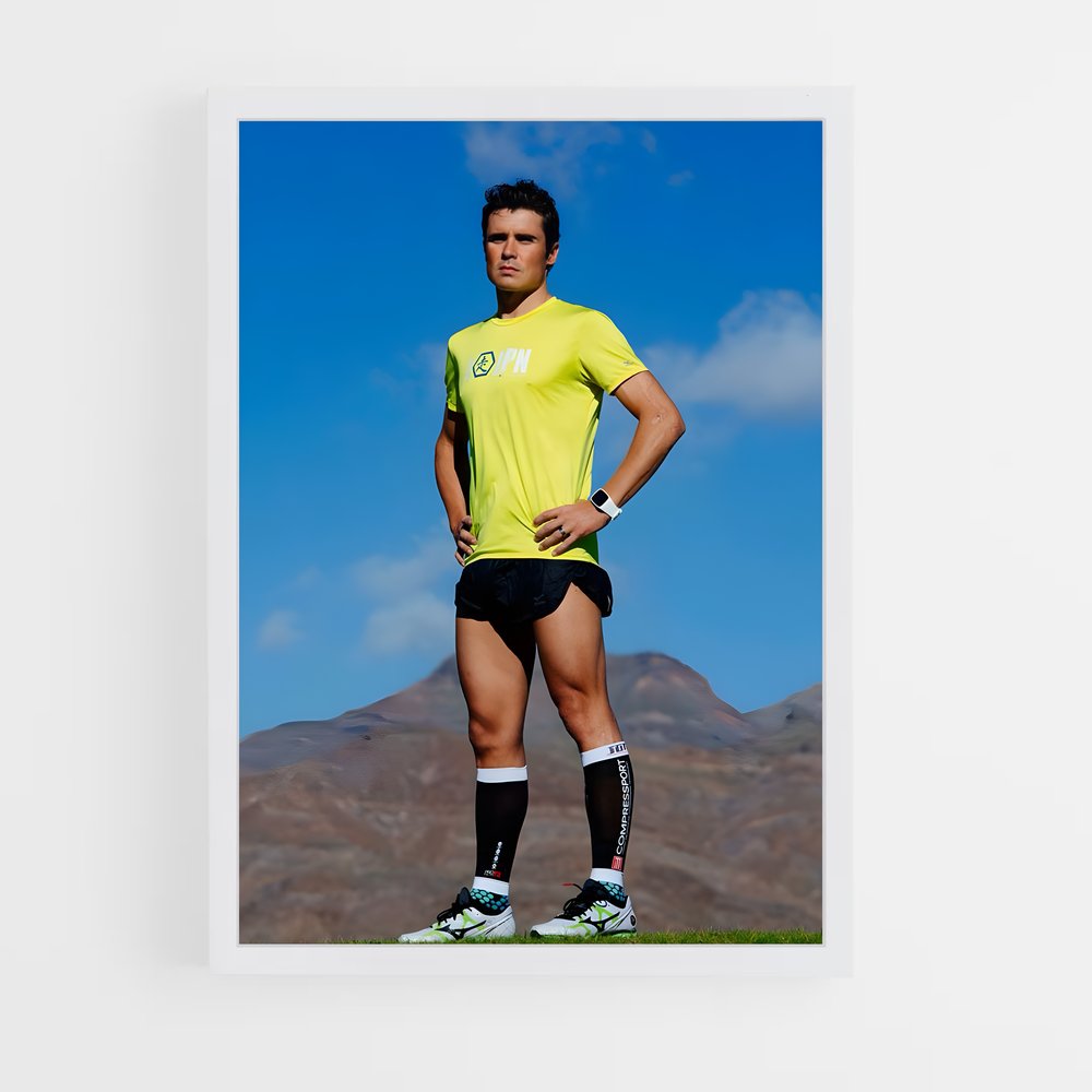 Poster Javier capturée – affiche Athlétisme (vue 3)